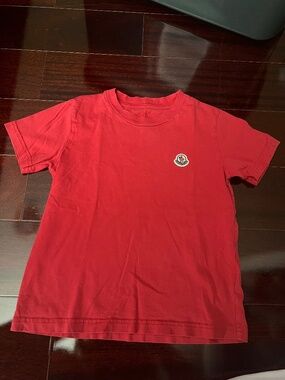 Red Moncler T-shirt